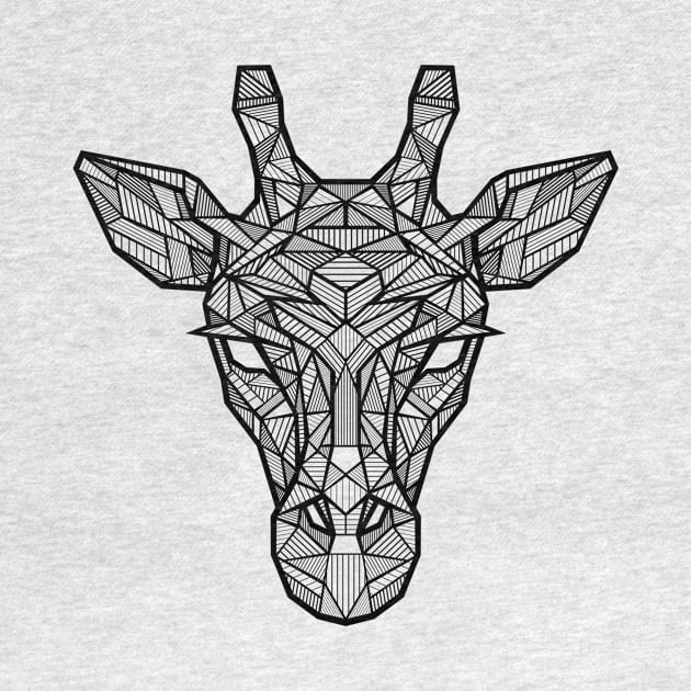 Geometric Giraffe by DavidReesDesign